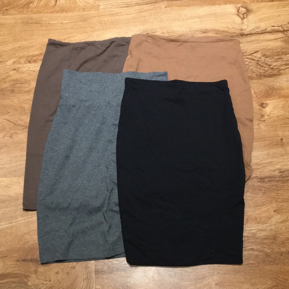 Zara and Forever 21 skirt bundle 3 s and 1 med